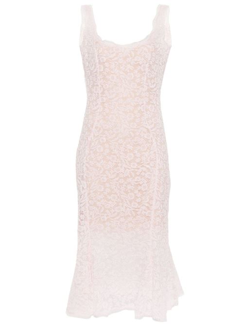 Light pink silk woman dress Ermanno Scervino | D442Q762BWQ22903